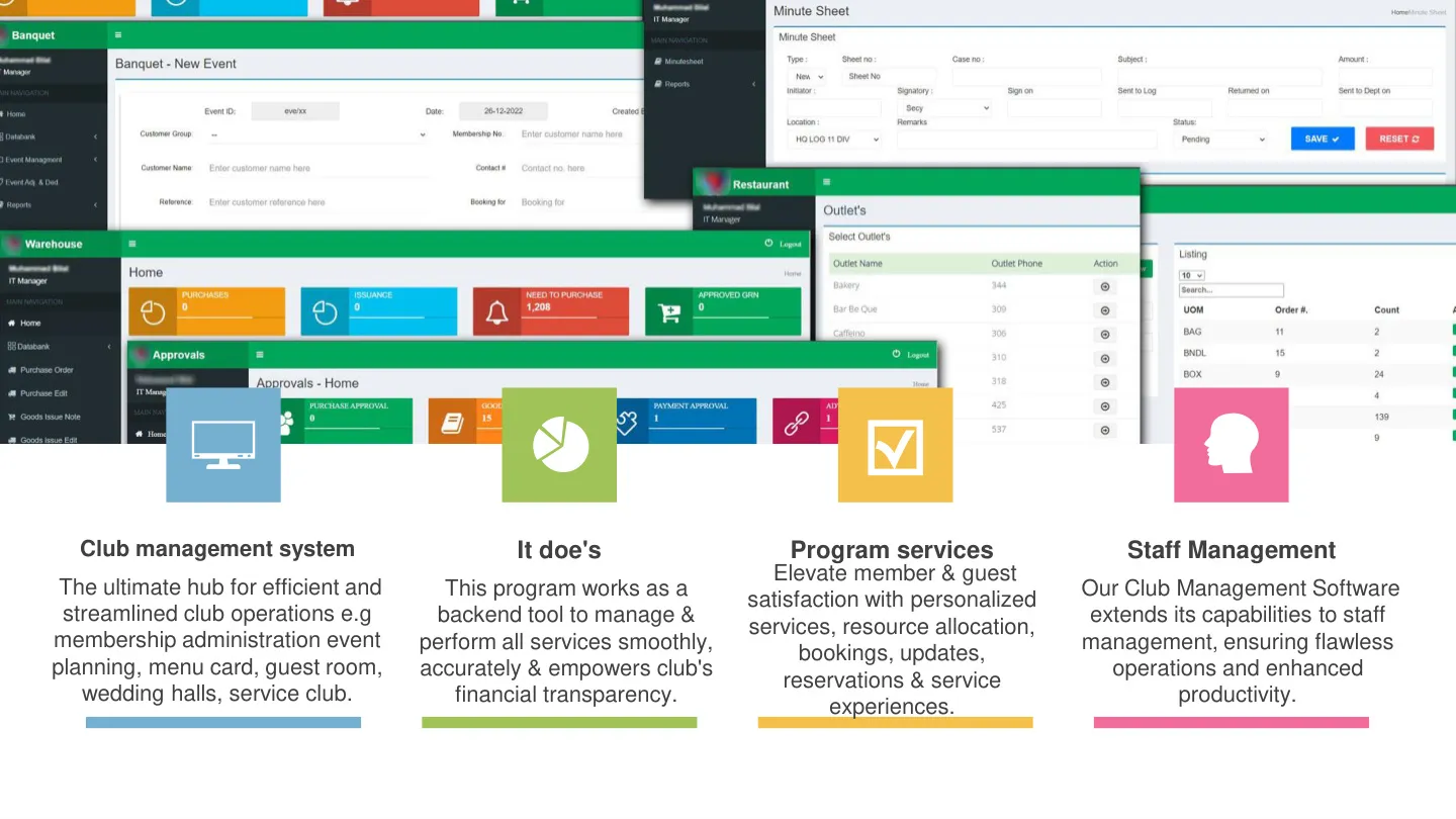 Club management system