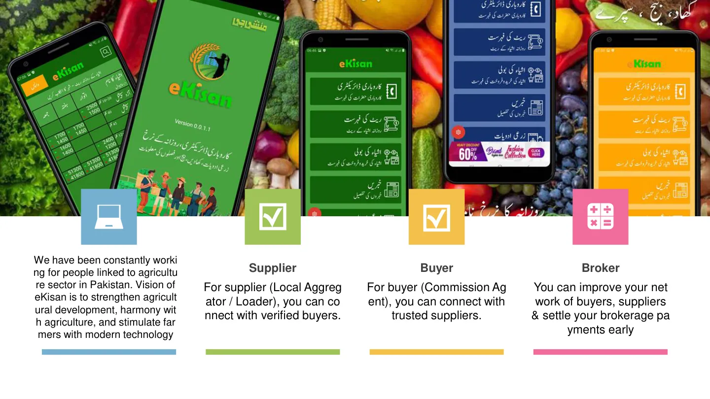 eKisan agriculture software screenshots